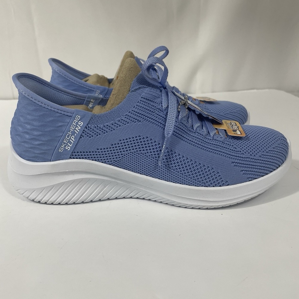 Sketchers Hands Free Slip-Ons Women's Ultra Flex 3.0 Brilliant Path Light Blue 6